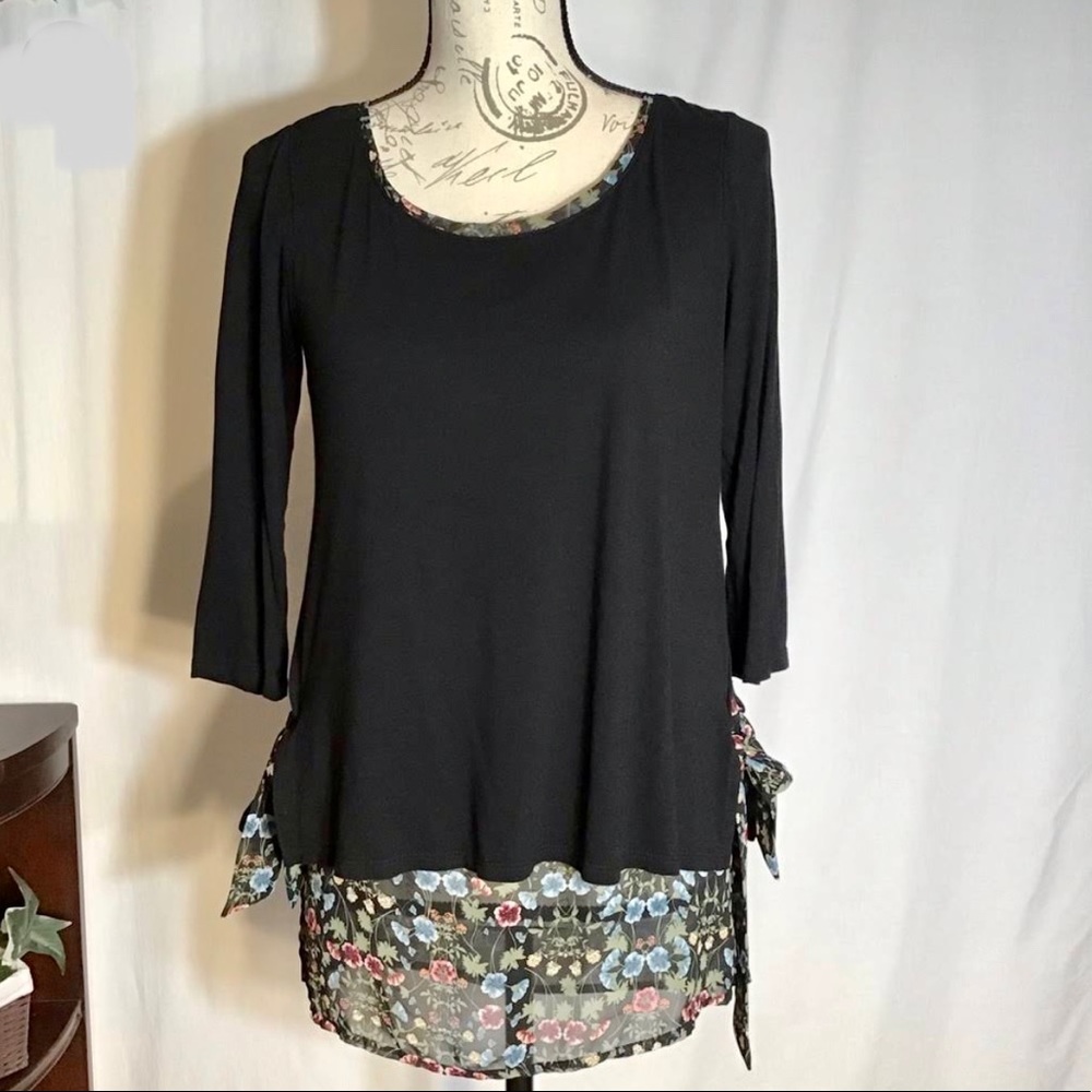 LC Lauren Conrad Combo Knit Tunic